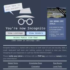 Incognito Market Script for sale